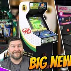 Arcade1Up Golden Tee Midway XL Available Online, Jurassic World Pinball Pack & Atari 7800+..