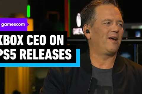 Xbox CEO Comments on PS5 Releases | gamescom 2024