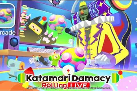 Katamari Damacy Rolling LIVE - iOS (Apple Arcade) Gameplay