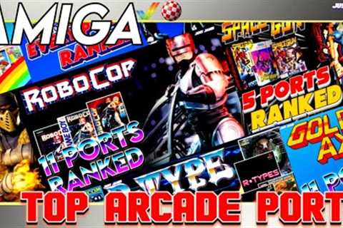 The Best Ranked Arcade Ports - Amiga Edition Marathon EP 70 #amiga #arcadegames #arcadegaming