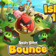 Angry Birds Bounce - Island 1-8 - iOS (Apple Arcade) Gameplay