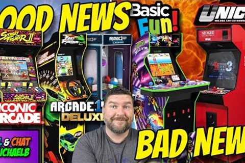 Good News For Iconic Arcade & Arcade1Up Bad News For Basic Fun & Unico