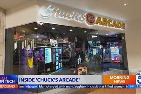First look inside Chuck’s Arcade in Brea (from Chuck E. Cheese)